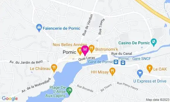 Localisation Restaurant  Le Quai 34