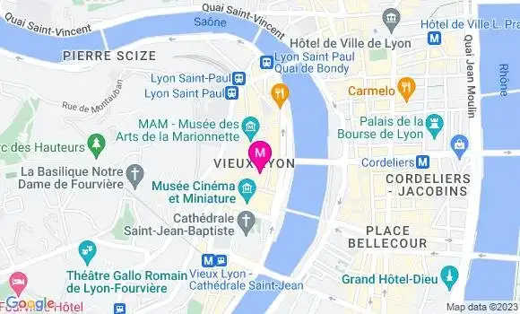 Localisation Restaurant  Les Pavés de Saint Jean