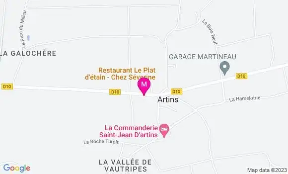 Localisation Restaurant  Chez Séverine