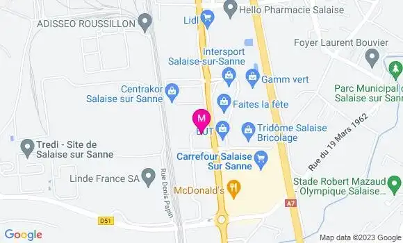Localisation Restaurant Asiatique Royal d