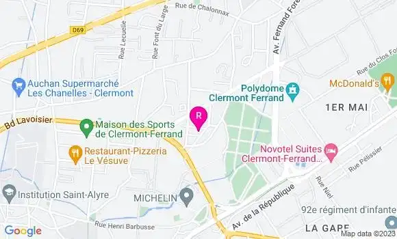 Localisation Restaurant  La Rivière des Parfums