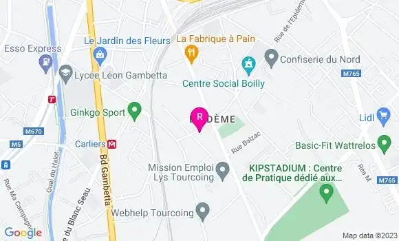Localisation Restaurant  L