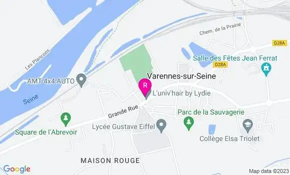 Localisation Restaurant  Le Varennois