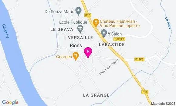 Localisation Restaurant  Le Petit Lhyan
