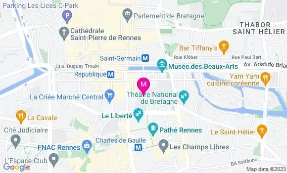 Localisation Restaurant Bar Le Petit Bacchus