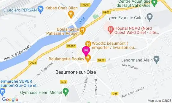 Localisation Restaurant Bar Le Paddock