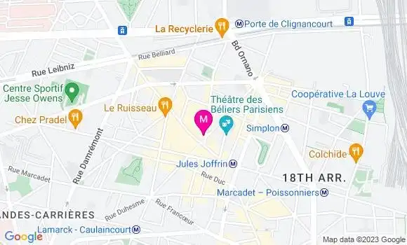 Localisation Bistrot Jolis Mômes