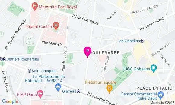 Localisation Restaurant  B Cuisine
