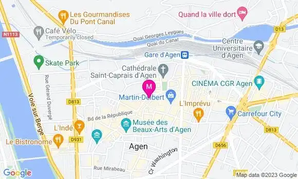 Localisation Restaurant  Les Copains d
