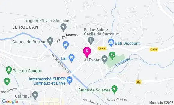 Localisation Café Le Mini B