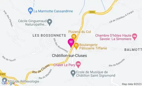 Localisation Restaurant  Le Café du Col