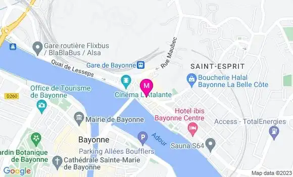 Localisation Restaurant  Le Balto