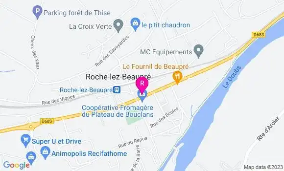 Localisation Restaurant  Les Terrasses