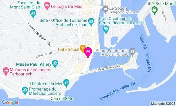 Localisation Restaurant  Le 7 River