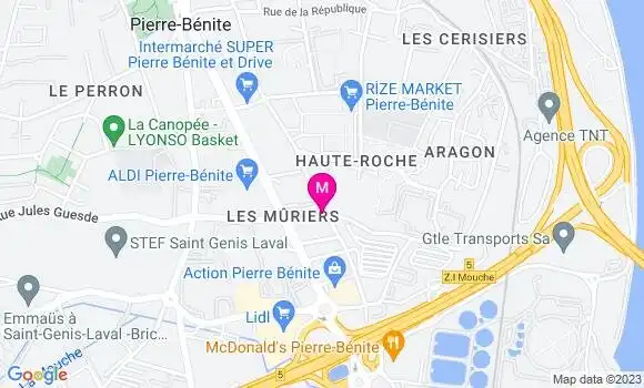 Localisation Restaurant  Le Canastel