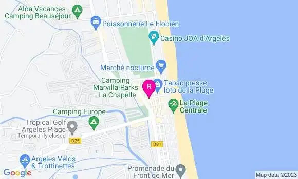 Localisation Restaurant  Le Dibi