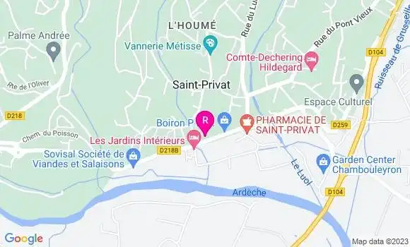 Localisation Pizzeria Le Bois Doré