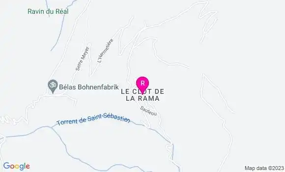 Localisation Restaurant  Cave des Creux
