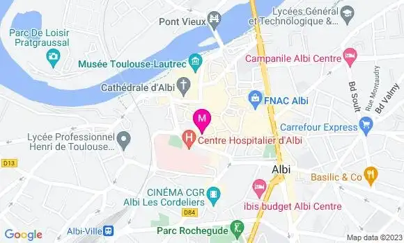 Localisation Restaurant  Le Lautrec