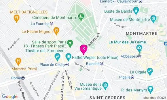 Localisation Pub James Hetfeeld