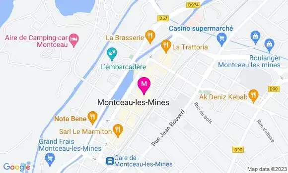 Localisation Restaurant Bar Le Darcy