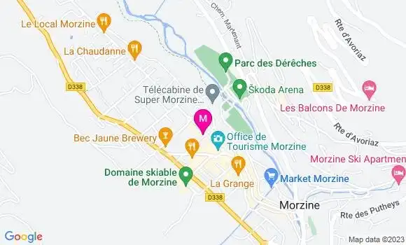 Localisation Restaurant Grill Le Grillon
