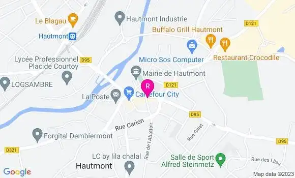 Localisation Restaurant  Le Mont Aigu