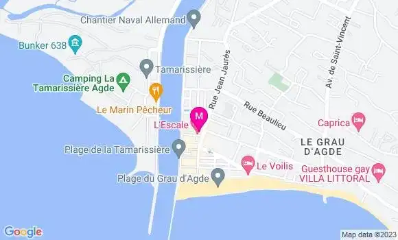 Localisation Restaurant Grill La Plancha