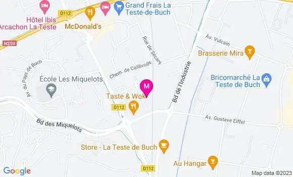 Localisation Restaurant Couscous Le Sahara