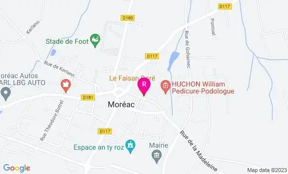Localisation Restaurant  Le Faisan Doré