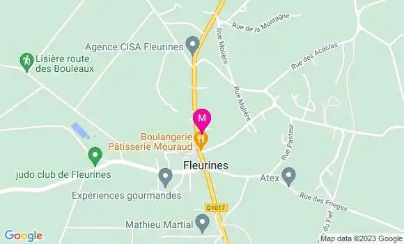 Localisation Pizzeria La Traviata