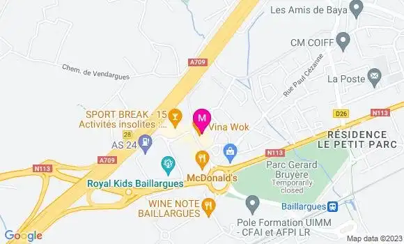 Localisation Restaurant  Vina Wok