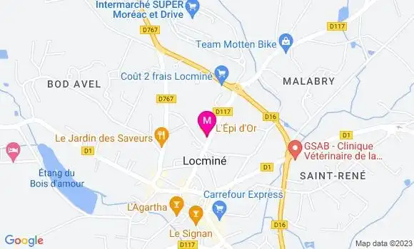 Localisation Crêperie L