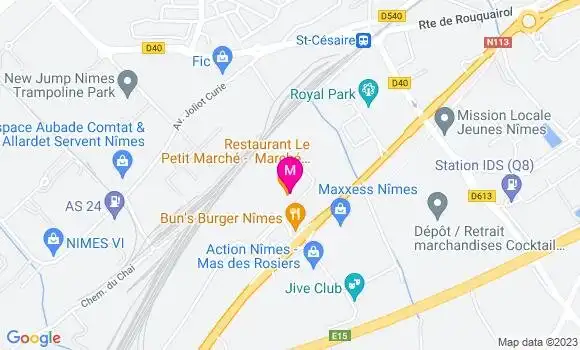 Localisation Restaurant le Petit Marché