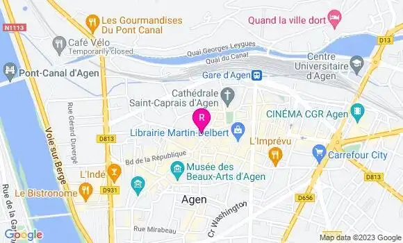 Localisation Restaurant  L