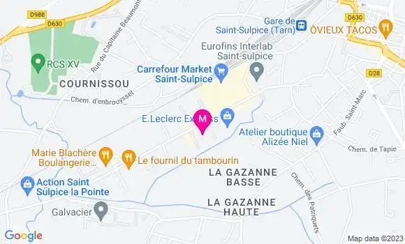 Localisation Restaurant  Le 505 Avenue