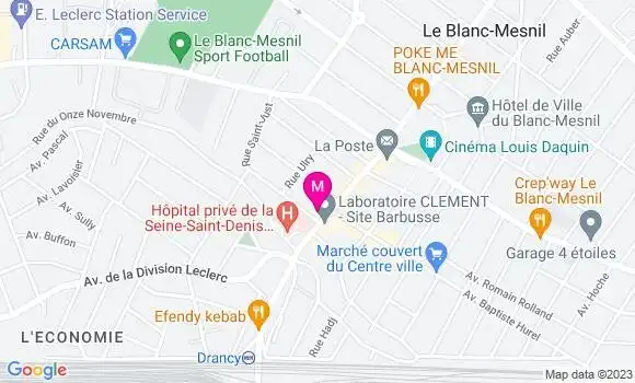 Localisation Restaurant Bar Aux Trois Marches