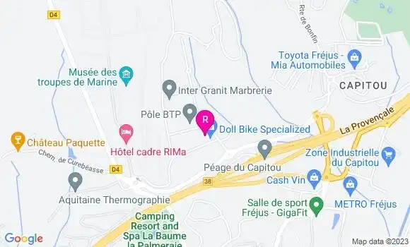 Localisation Brasserie Rose