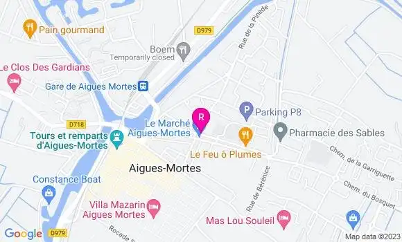 Localisation Brasserie Chez Fred et Gwen