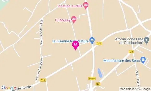 Localisation Auberge U Stazzu Di Machjal