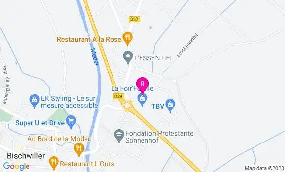 Localisation Restaurant  O Brasero