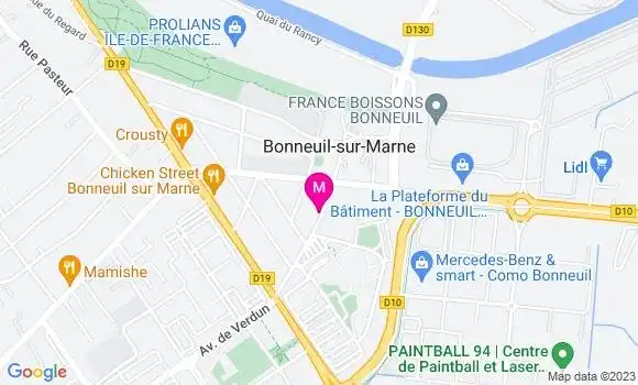 Localisation Brasserie L