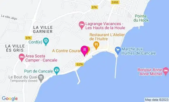Localisation Restaurant  La Belle Mer