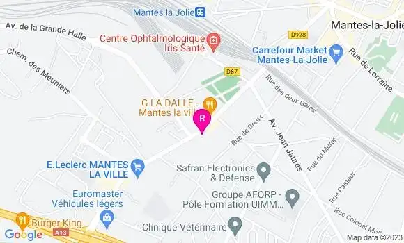 Localisation Restaurant  Le Salengro