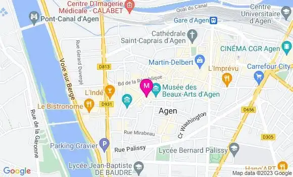 Localisation Restaurant  Le Bar Back