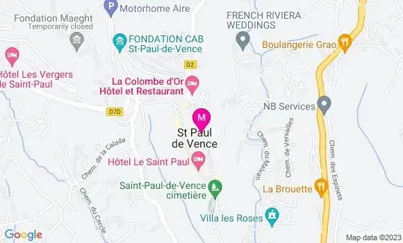 Localisation Restaurant  La Fontaine