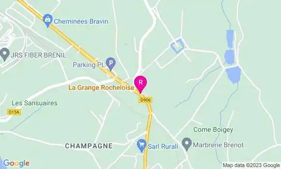 Localisation Restaurant  La Grange Rocheloise