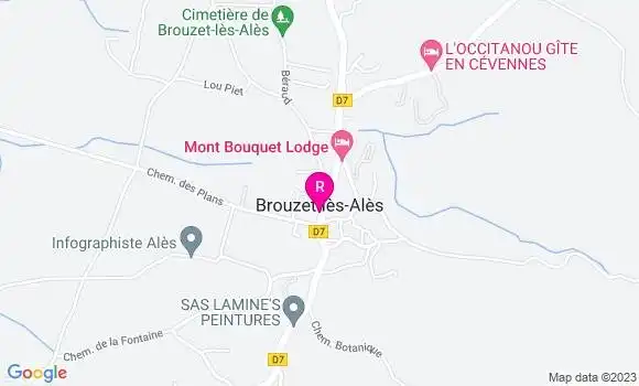 Localisation Restaurant  Brouzethym