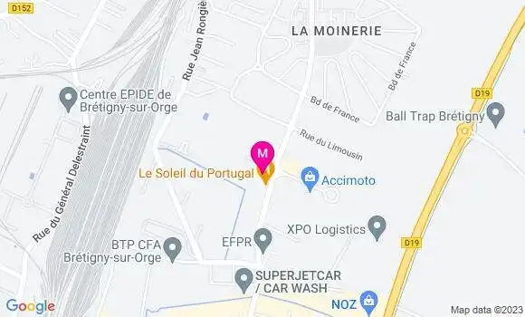 Localisation Elite Restaurant