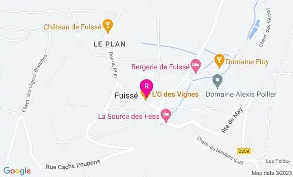 Localisation Restaurant  L